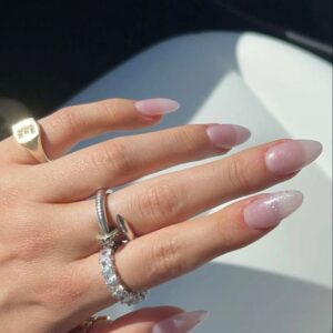 SILVER NAIL RING