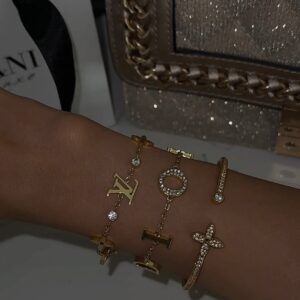 Gold CR Bracelet