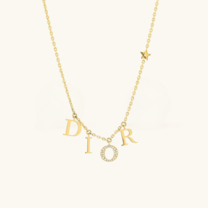 Gold CR Necklace