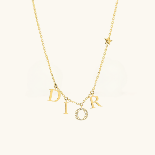 Gold CR Necklace