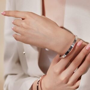 ETERNITY LINK BRACELET WITH ZIRCONS