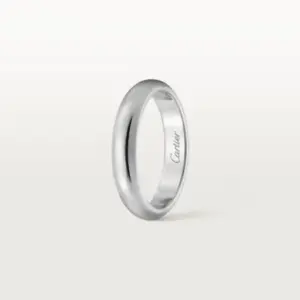 Veloura White Gold Wedding Band
