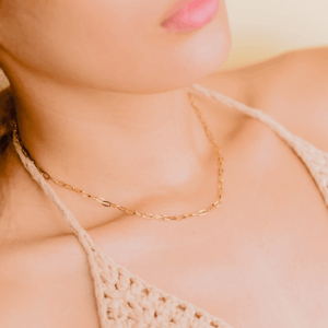 Lena Golden Chain Necklace