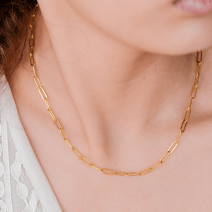Lena Golden Chain Necklace