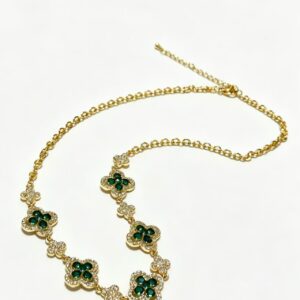 Veloura Iridescent Clover Necklace