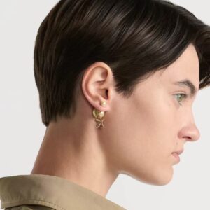 Veloura Pearl Star Charm Earrings