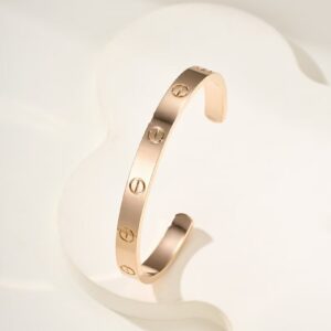 Veloura Screw Motif Slim Bangle
