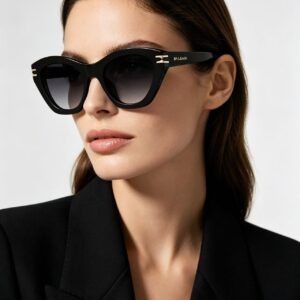Veloura Serpentine Cat-Eye Sunglasses