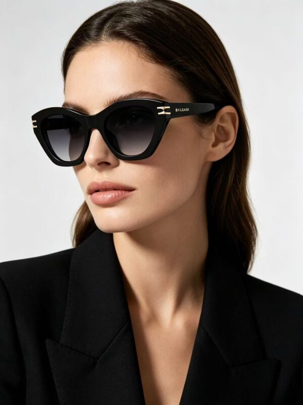 Veloura Serpentine Cat-Eye Sunglasses