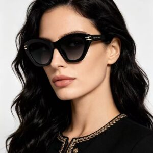 Veloura Serpentine Cat-Eye Sunglasses