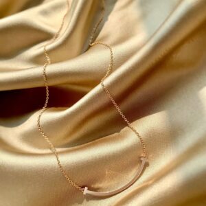 Veloura Smile Curve Necklace