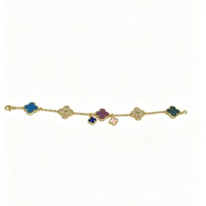 Colorful Clover Bracelet