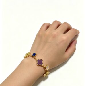 Colorful Clover Bracelet