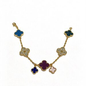 Colorful Clover Bracelet