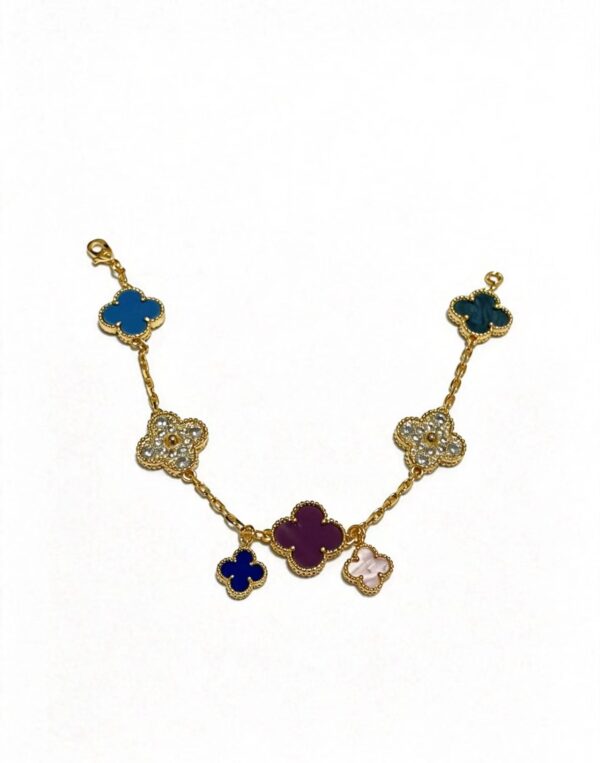 Colorful Clover Bracelet