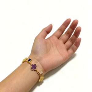 Colorful Clover Bracelet
